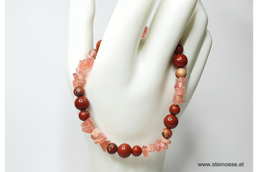 'Blutdruck, Kreislauf anregend...' Armband